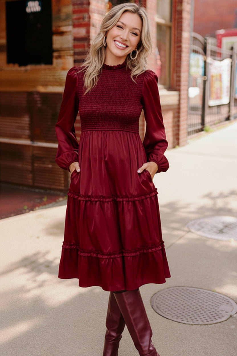 Red Midi Dress
