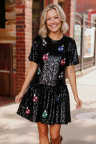 Holiday Party Sequin Dress