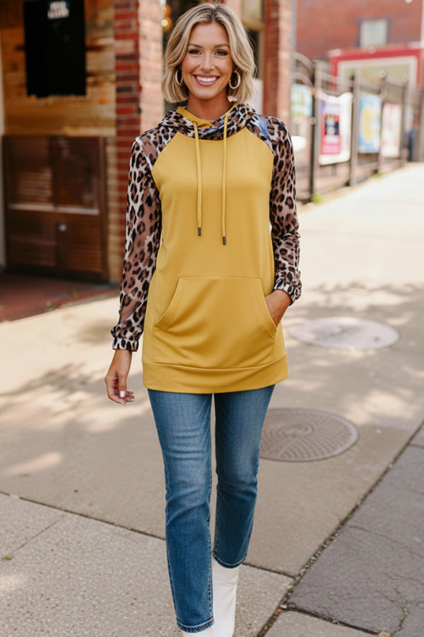 Leopard Print Hoodie
