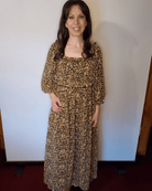 floral maxi dress