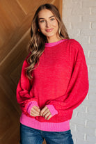 oversized drop shoulder sweatshirt