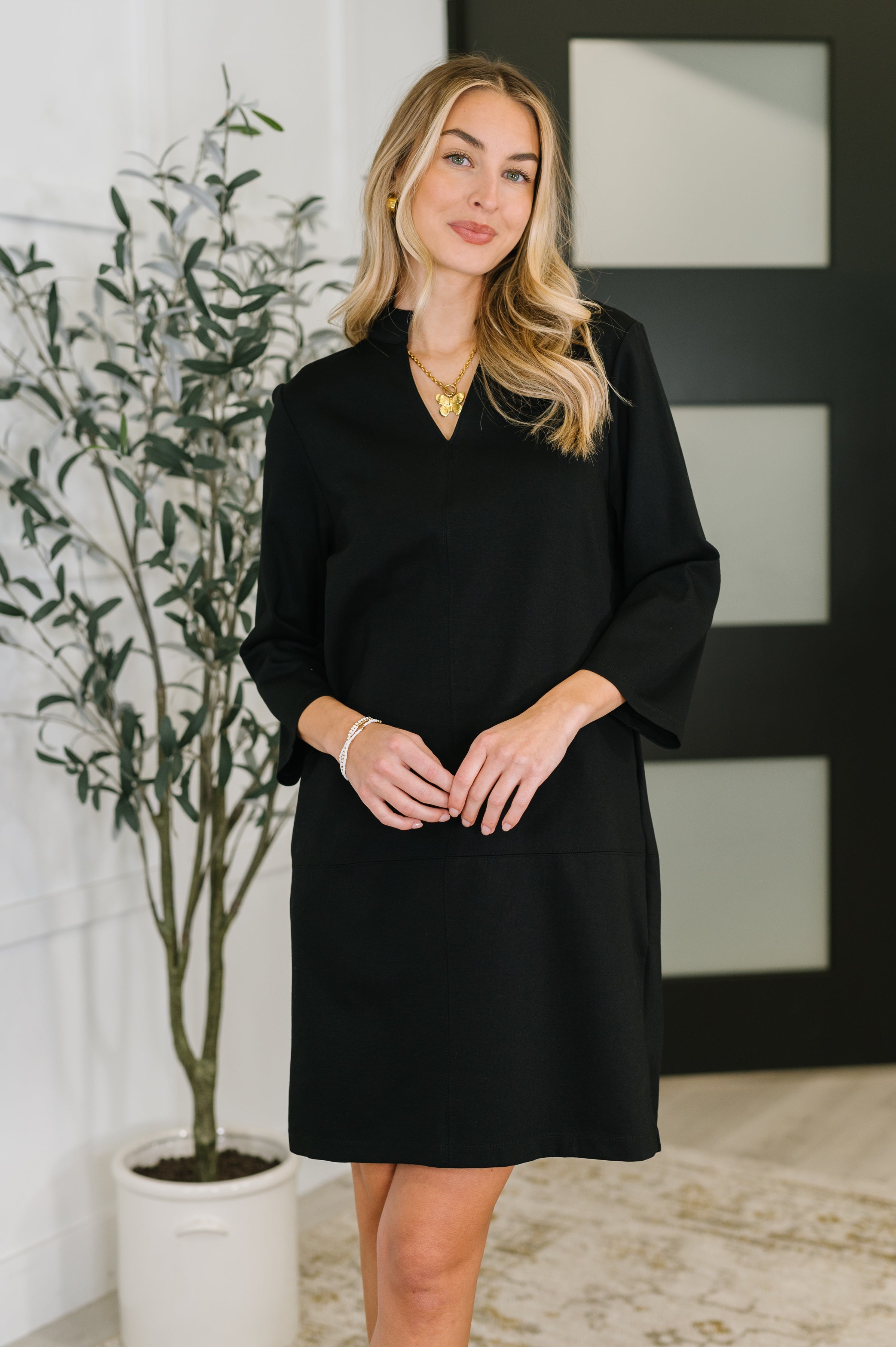 Portfolio Quarter Sleeve Dress