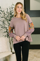 Floral Patchwork Pullover