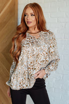 Animal Print Blouse