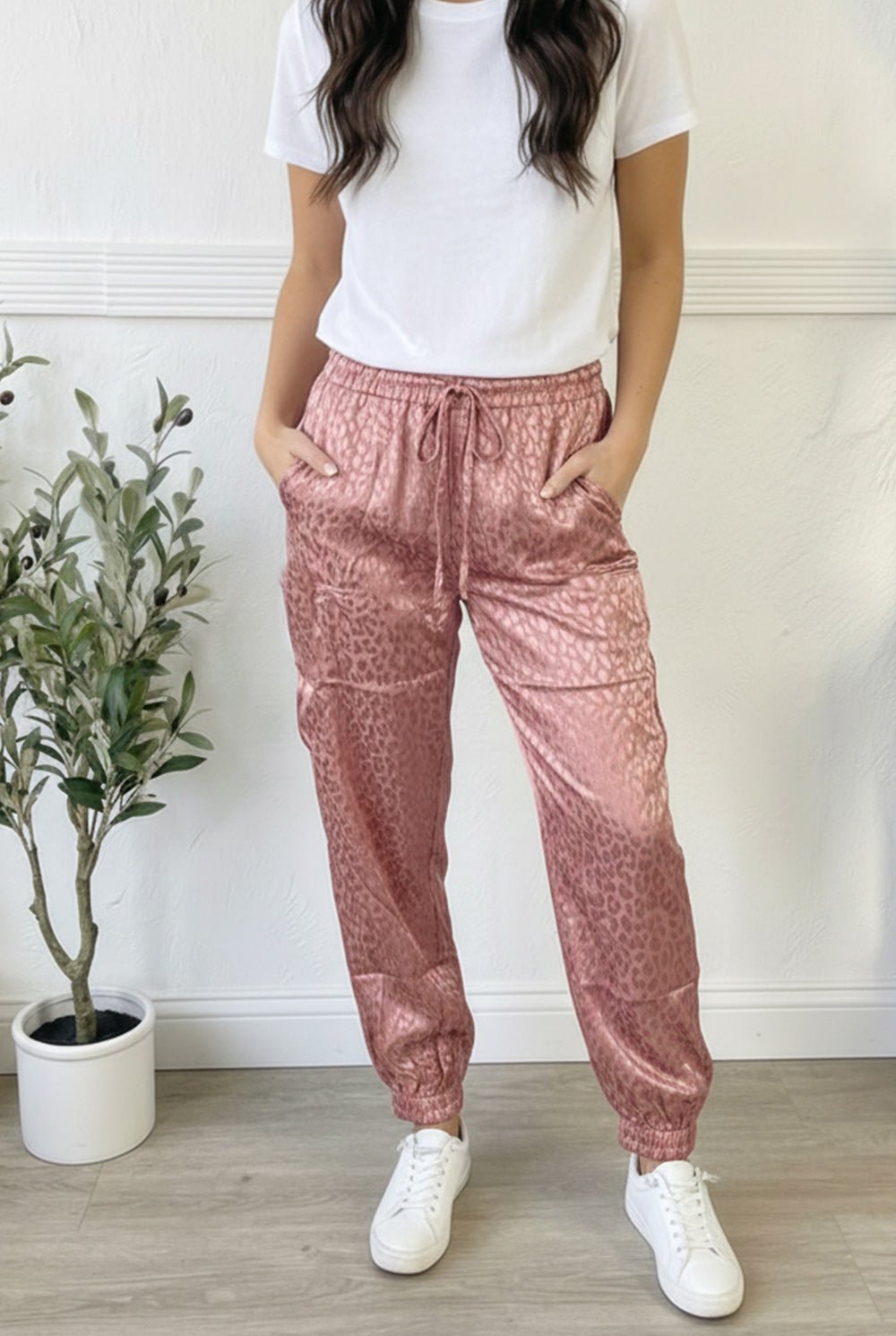 Leopard Print Joggers