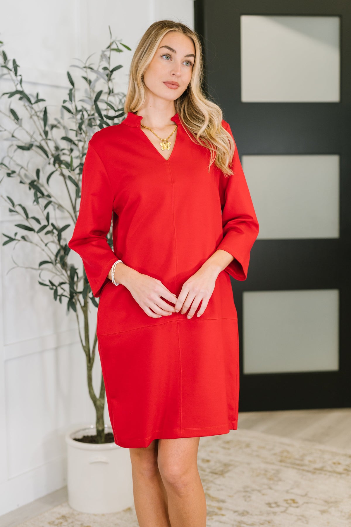 Portfolio Quarter Sleeve Dress
