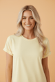Solid Short Sleeve Crew Neck Tee: Premium Stretch Tee
