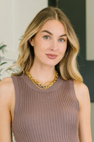 Gold chunky necklace, layered chain set, paperclip necklace gold, Cuban link chain women, 3-piece jewelry set, bold gold accessories, fashion layering necklaces, gold-toned alloy jewelry, statement gold chains.