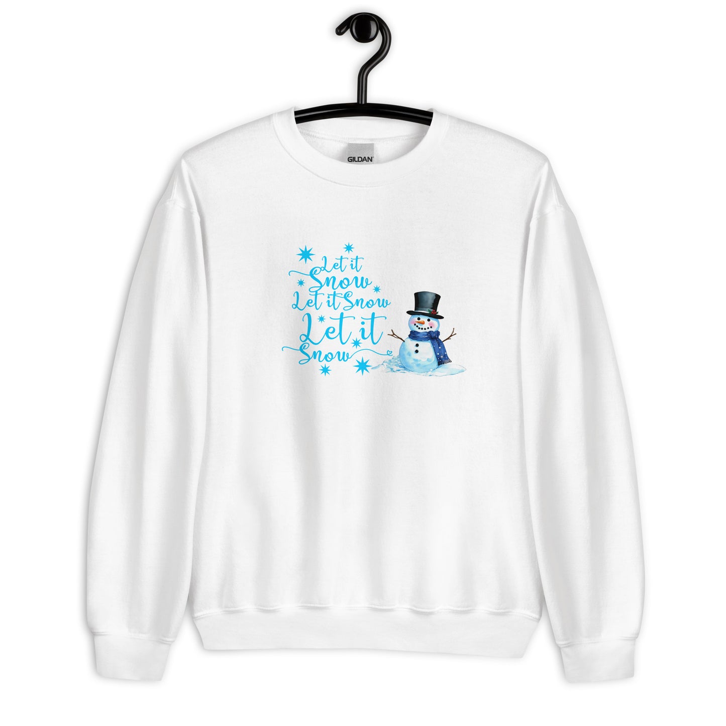 Let it Snow with Snowman Unisex Sweatshirt